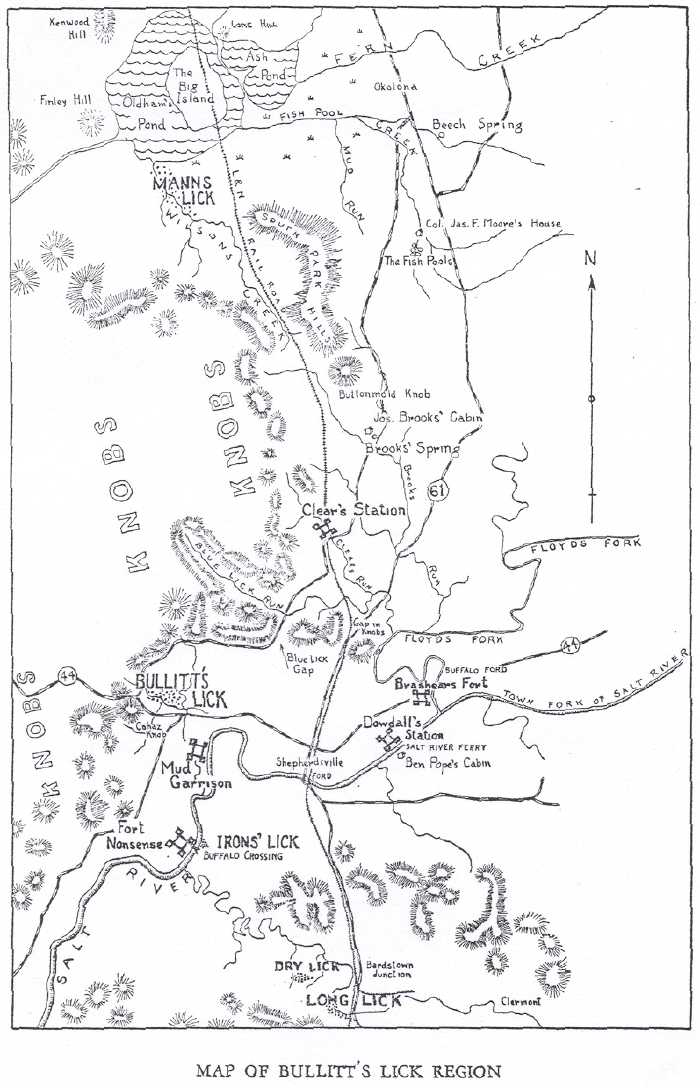 Bullitt's Lick Region