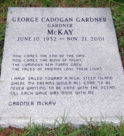 Gardner McKay Tombstone