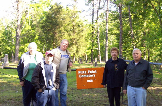 Cemetery Committee at Pitts Point